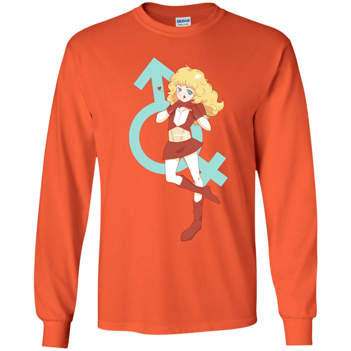 T-Shirts Orange / YS Frol Youth Long Sleeve T-Shirt