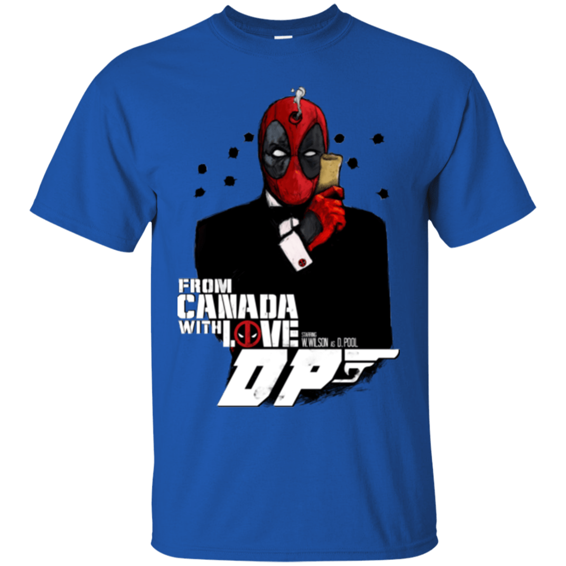 T-Shirts Royal / Small From Canada with Love T-Shirt