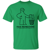 T-Shirts Irish Green / S Fuck Instructions T-Shirt
