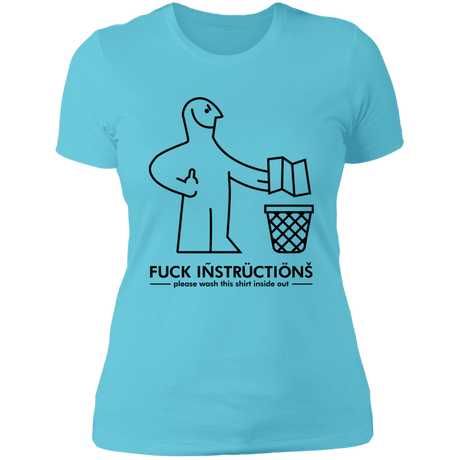 T-Shirts Cancun / S Fuck Instructions Women's Premium T-Shirt