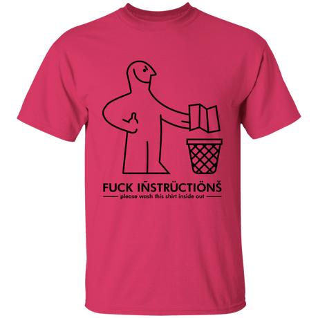 T-Shirts Heliconia / YXS Fuck Instructions Youth T-Shirt