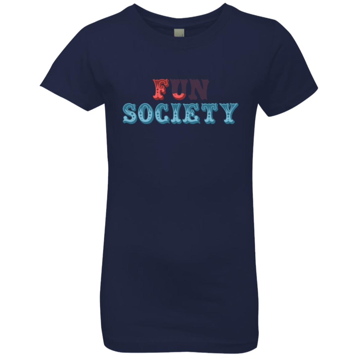 T-Shirts Midnight Navy / YXS Fun Society Girls Premium T-Shirt