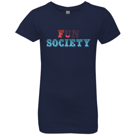 T-Shirts Midnight Navy / YXS Fun Society Girls Premium T-Shirt