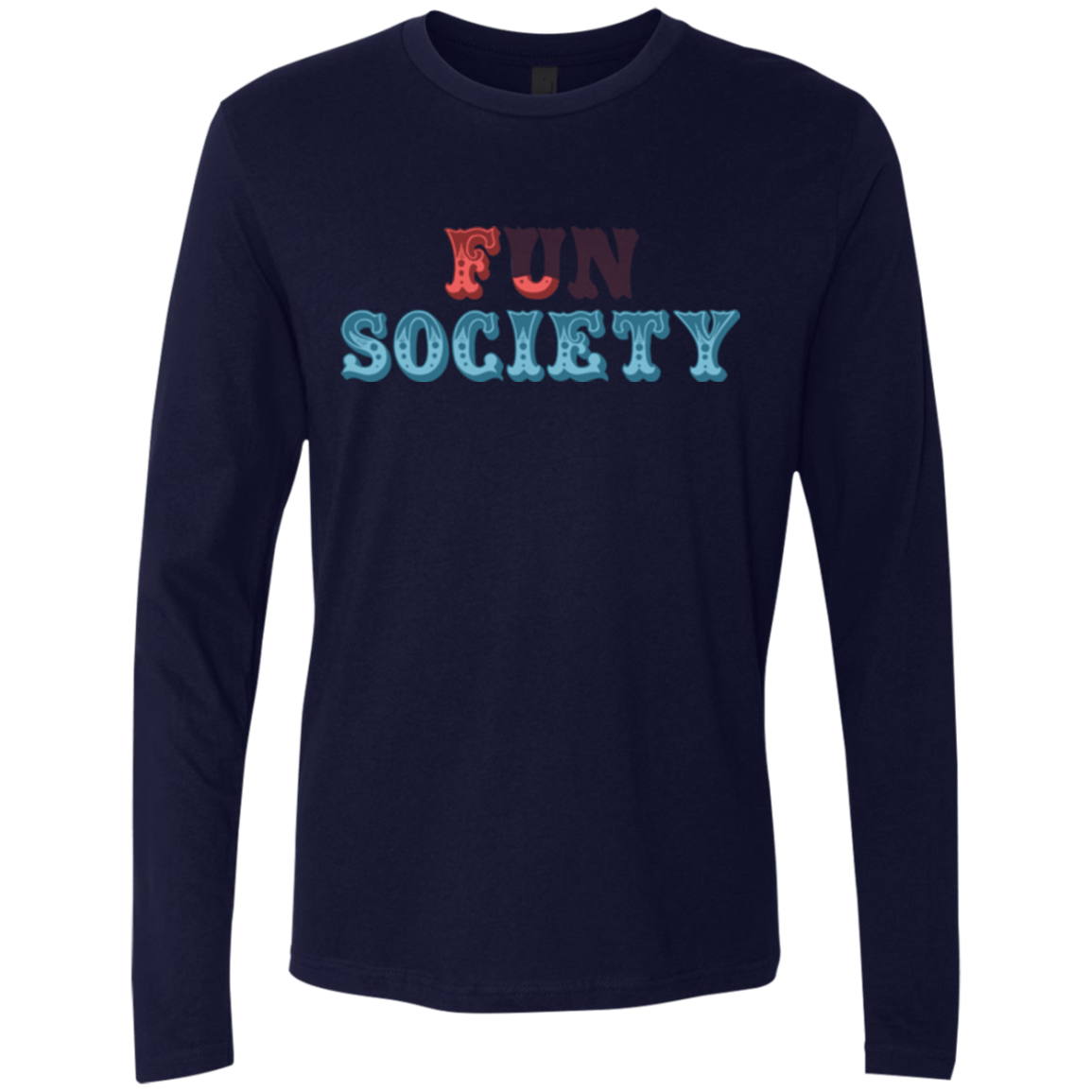 T-Shirts Midnight Navy / Small Fun Society Men's Premium Long Sleeve