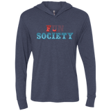 T-Shirts Vintage Navy / X-Small Fun Society Triblend Long Sleeve Hoodie Tee
