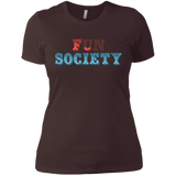 T-Shirts Dark Chocolate / X-Small Fun Society Women's Premium T-Shirt