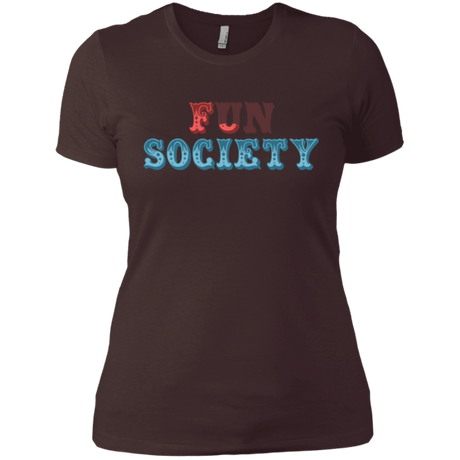 T-Shirts Dark Chocolate / X-Small Fun Society Women's Premium T-Shirt