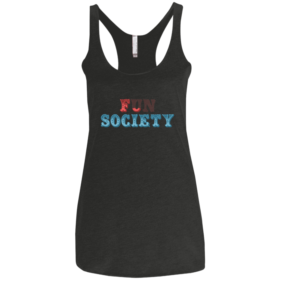 T-Shirts Vintage Black / X-Small Fun Society Women's Triblend Racerback Tank