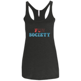 T-Shirts Vintage Black / X-Small Fun Society Women's Triblend Racerback Tank