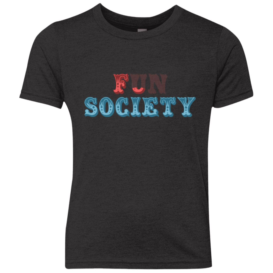T-Shirts Vintage Black / YXS Fun Society Youth Triblend T-Shirt