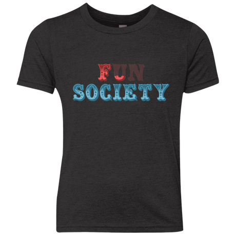 T-Shirts Vintage Black / YXS Fun Society Youth Triblend T-Shirt