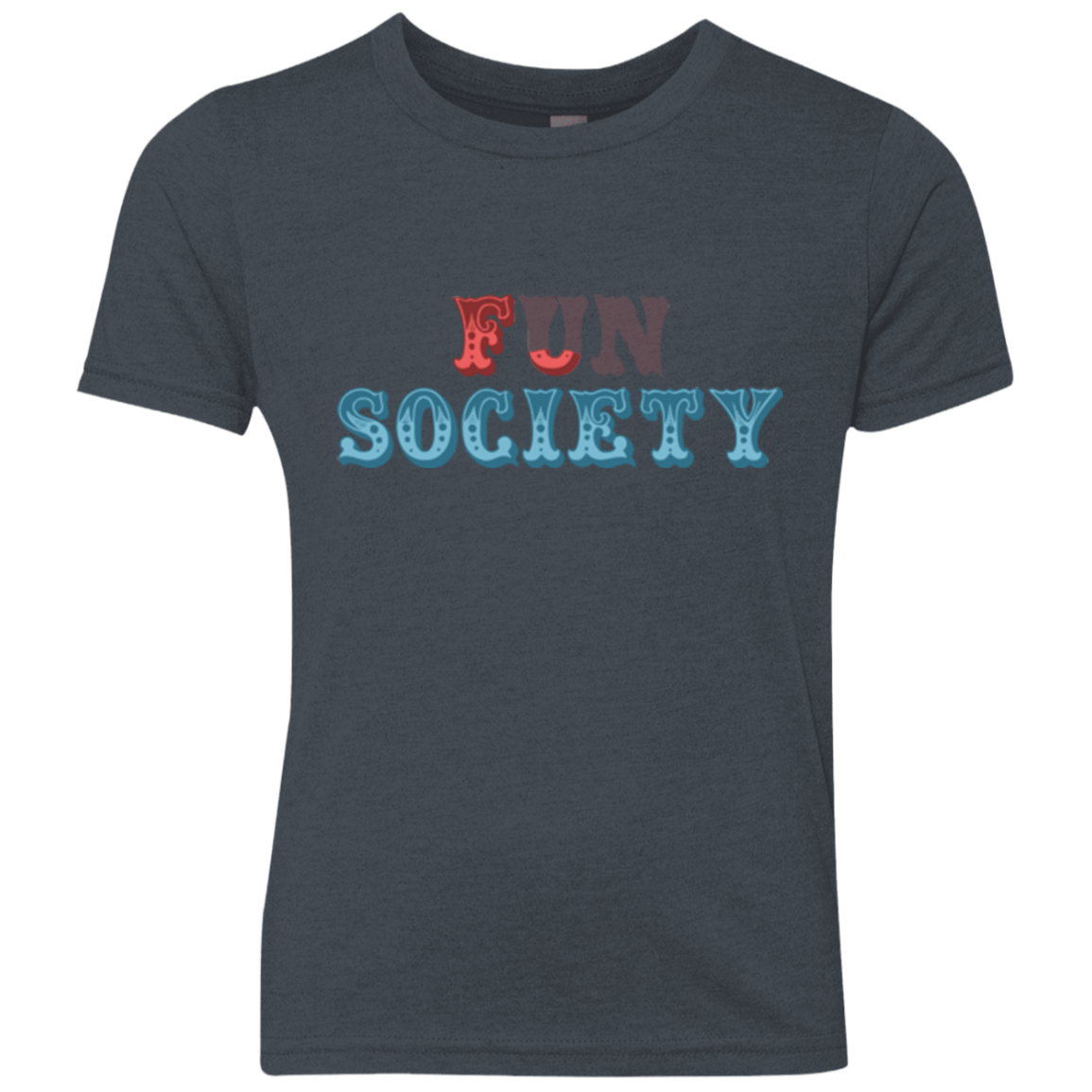 T-Shirts Vintage Navy / YXS Fun Society Youth Triblend T-Shirt
