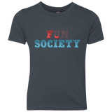 T-Shirts Vintage Navy / YXS Fun Society Youth Triblend T-Shirt