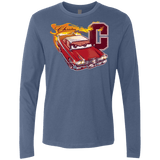 T-Shirts Indigo / Small Fury And Fire Men's Premium Long Sleeve