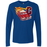 T-Shirts Royal / Small Fury And Fire Men's Premium Long Sleeve