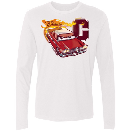 T-Shirts White / Small Fury And Fire Men's Premium Long Sleeve