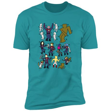 T-Shirts Tahiti Blue / S Galaxy Dance Men's Premium T-Shirt