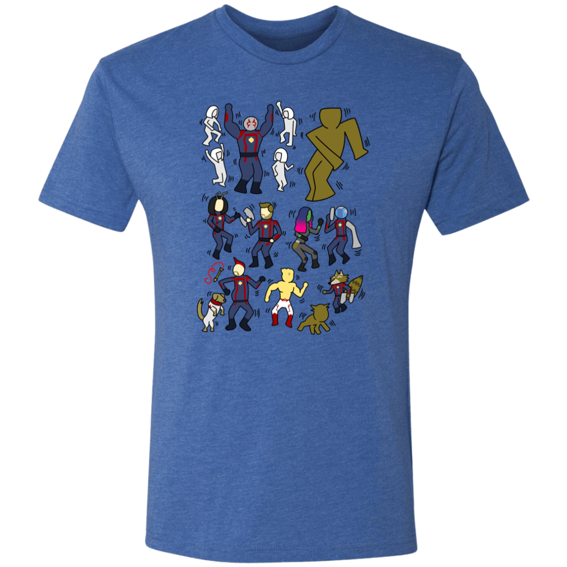 T-Shirts Vintage Royal / S Galaxy Dance Men's Triblend T-Shirt