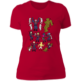 T-Shirts Red / S Galaxy Dance Women's Premium T-Shirt
