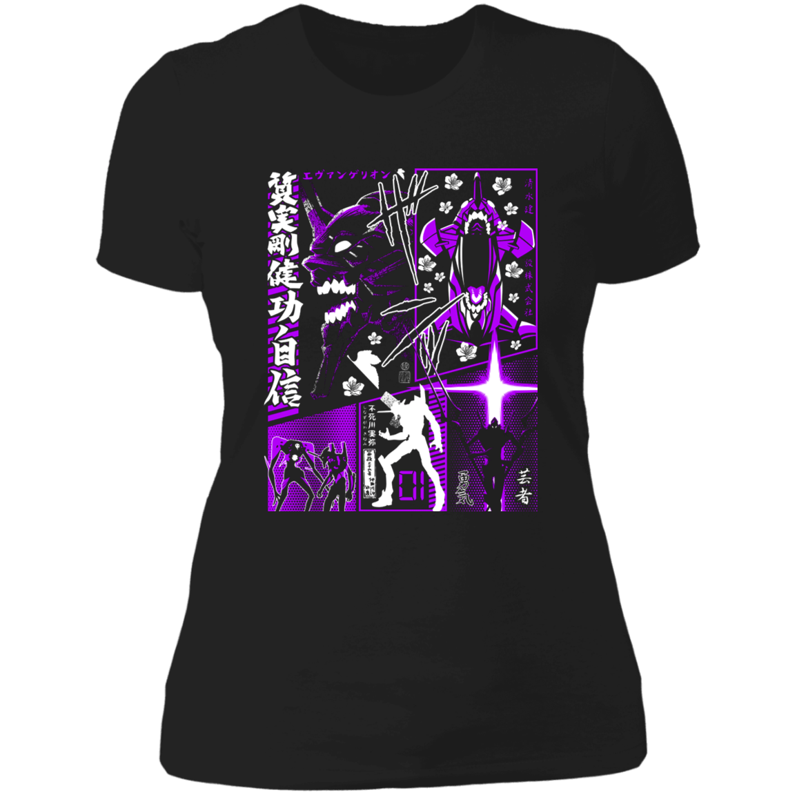 T-Shirts Black / X-Small Genesis Manga Women's Premium T-Shirt