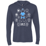 T-Shirts Vintage Navy / X-Small Get Equipped Triblend Long Sleeve Hoodie Tee