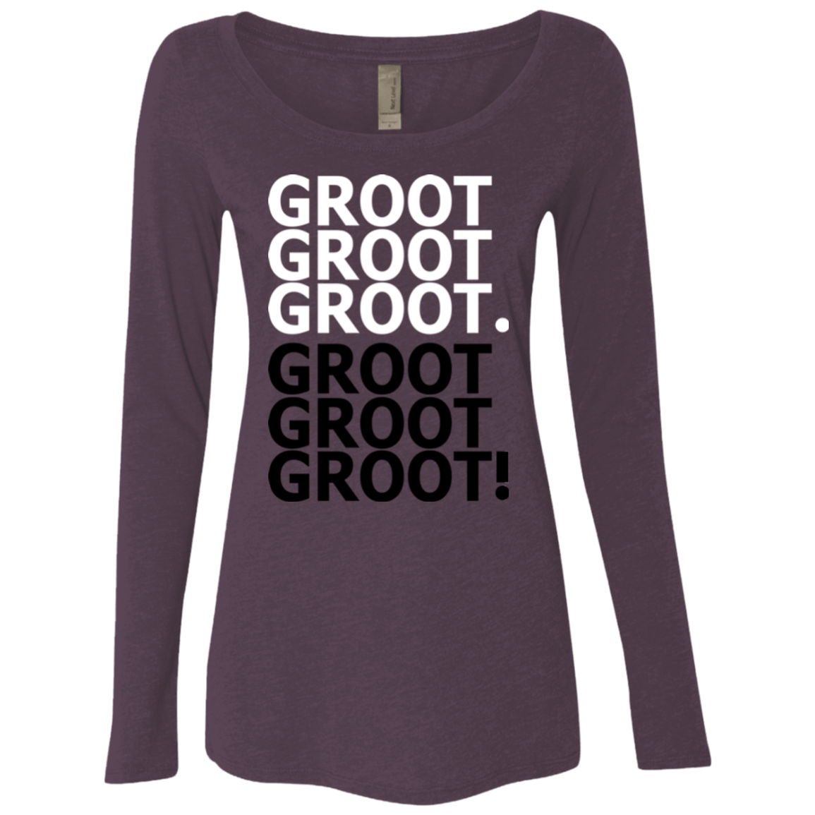 T-Shirts Vintage Purple / Small Get over it Groot Women's Triblend Long Sleeve Shirt