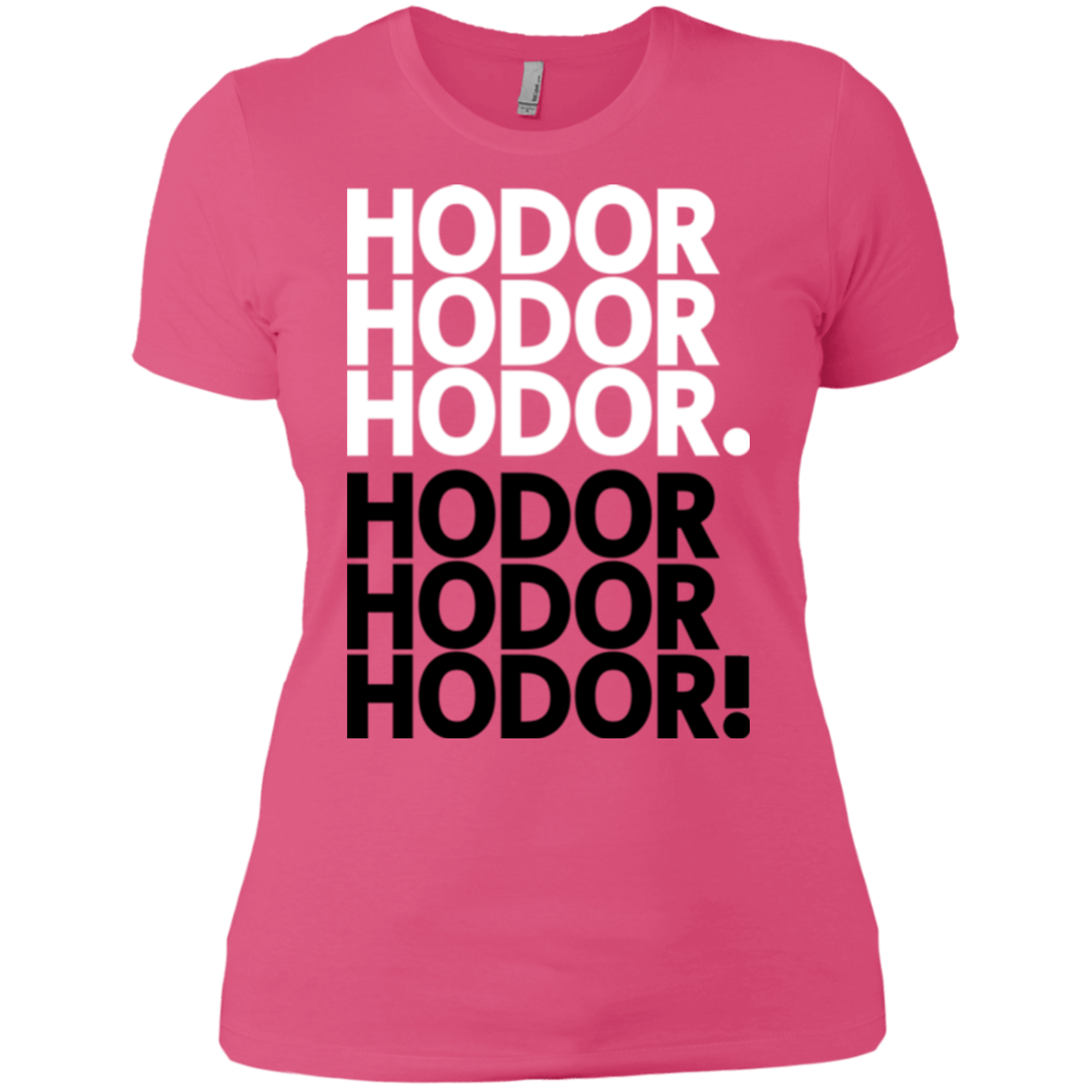 T-Shirts Hot Pink / X-Small Get over it Hodor Women's Premium T-Shirt