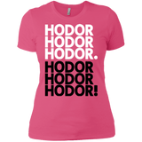 T-Shirts Hot Pink / X-Small Get over it Hodor Women's Premium T-Shirt