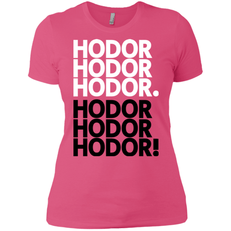 T-Shirts Hot Pink / X-Small Get over it Hodor Women's Premium T-Shirt