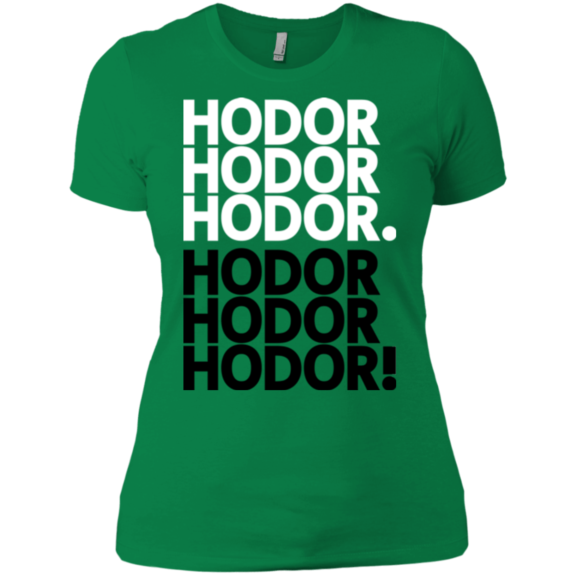 T-Shirts Kelly Green / X-Small Get over it Hodor Women's Premium T-Shirt