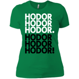 T-Shirts Kelly Green / X-Small Get over it Hodor Women's Premium T-Shirt