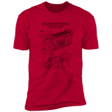 T-Shirts Red / S Ghost Trap Patent Men's Premium T-Shirt