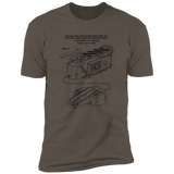 T-Shirts Warm Grey / S Ghost Trap Patent Men's Premium T-Shirt