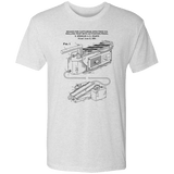 T-Shirts Heather White / S Ghost Trap Patent Men's Triblend T-Shirt