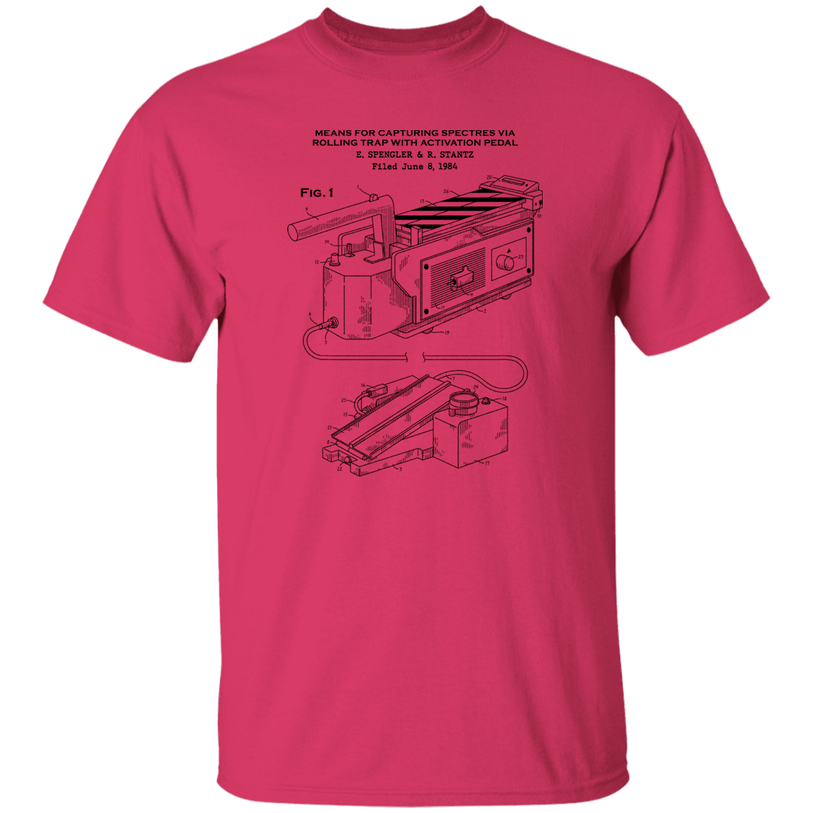 T-Shirts Heliconia / S Ghost Trap Patent T-Shirt