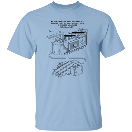 T-Shirts Light Blue / S Ghost Trap Patent T-Shirt