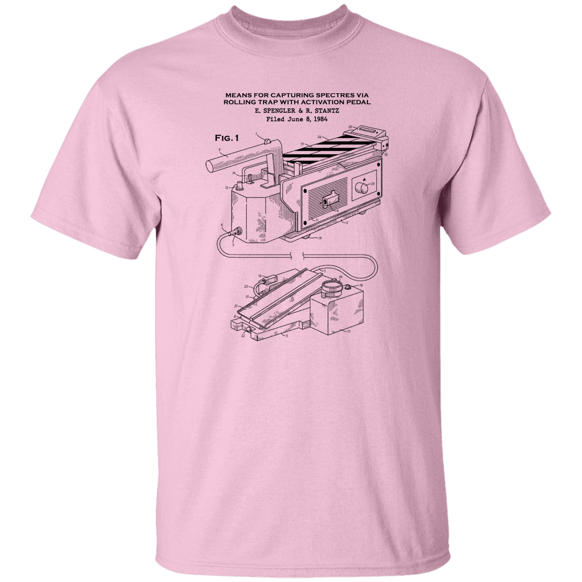 T-Shirts Light Pink / S Ghost Trap Patent T-Shirt