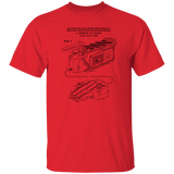 T-Shirts Red / S Ghost Trap Patent T-Shirt