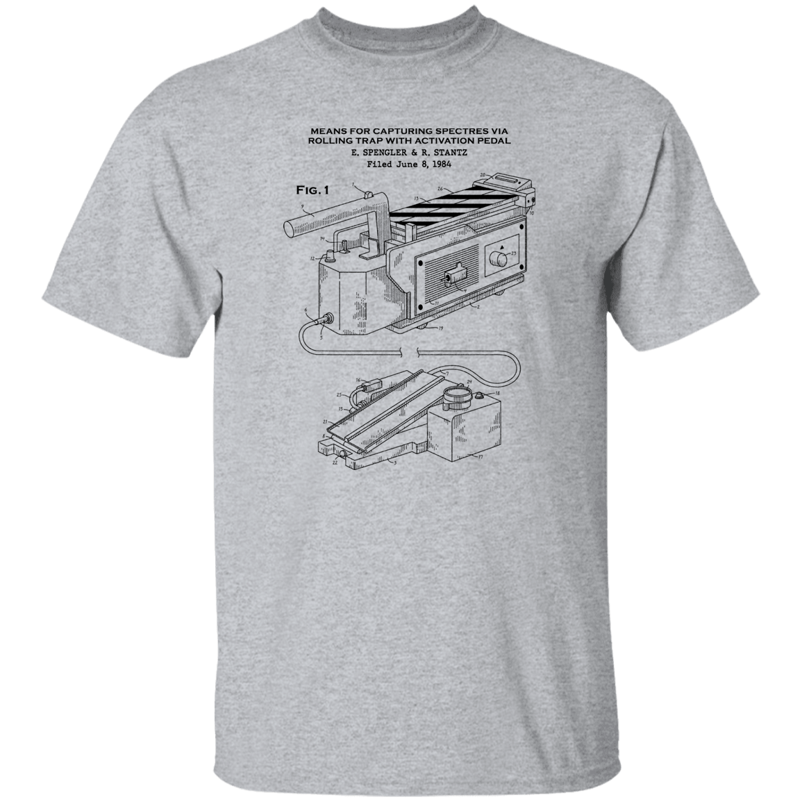 T-Shirts Sport Grey / S Ghost Trap Patent T-Shirt