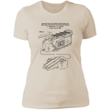 T-Shirts Ivory/ / S Ghost Trap Patent Women's Premium T-Shirt