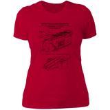 T-Shirts Red / S Ghost Trap Patent Women's Premium T-Shirt