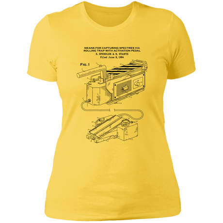 T-Shirts Vibrant Yellow / S Ghost Trap Patent Women's Premium T-Shirt