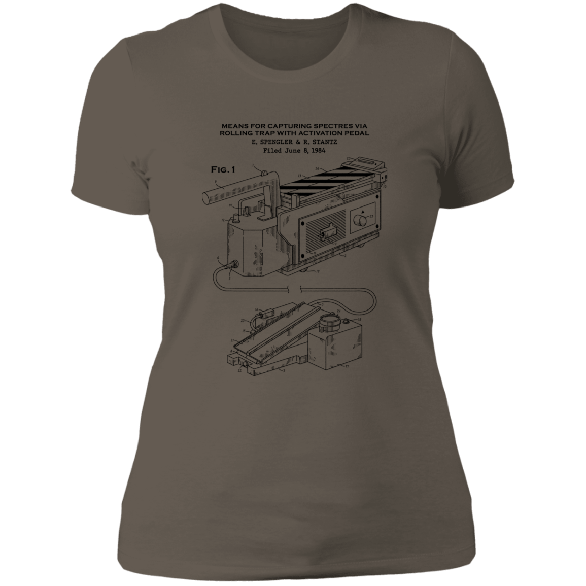 T-Shirts Warm Grey / S Ghost Trap Patent Women's Premium T-Shirt