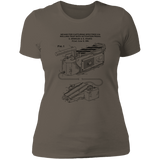 T-Shirts Warm Grey / S Ghost Trap Patent Women's Premium T-Shirt