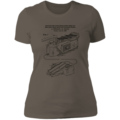 T-Shirts Warm Grey / S Ghost Trap Patent Women's Premium T-Shirt