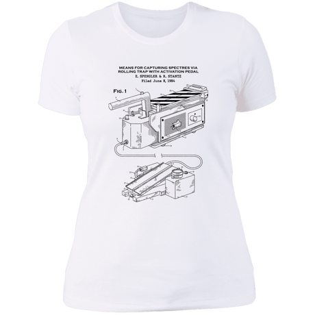 T-Shirts White / S Ghost Trap Patent Women's Premium T-Shirt
