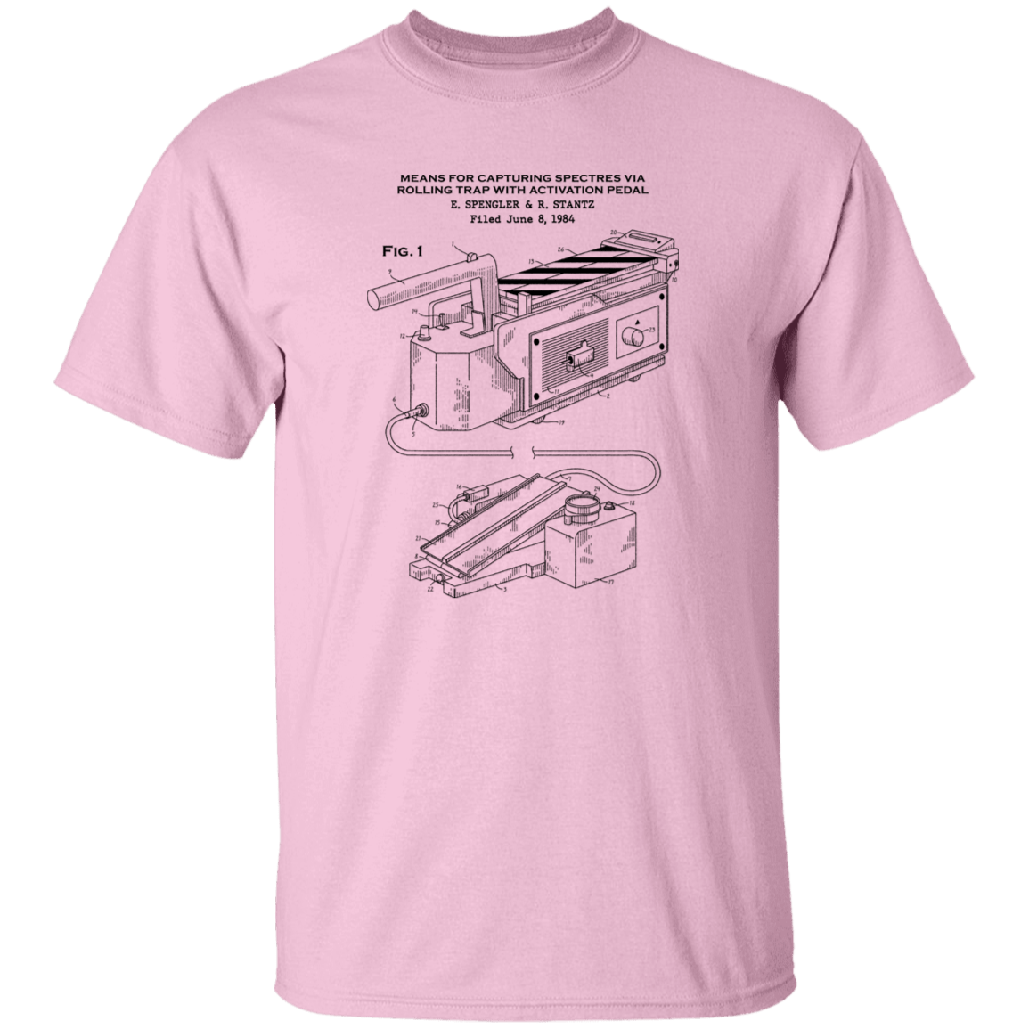 T-Shirts Light Pink / YXS Ghost Trap Patent Youth T-Shirt