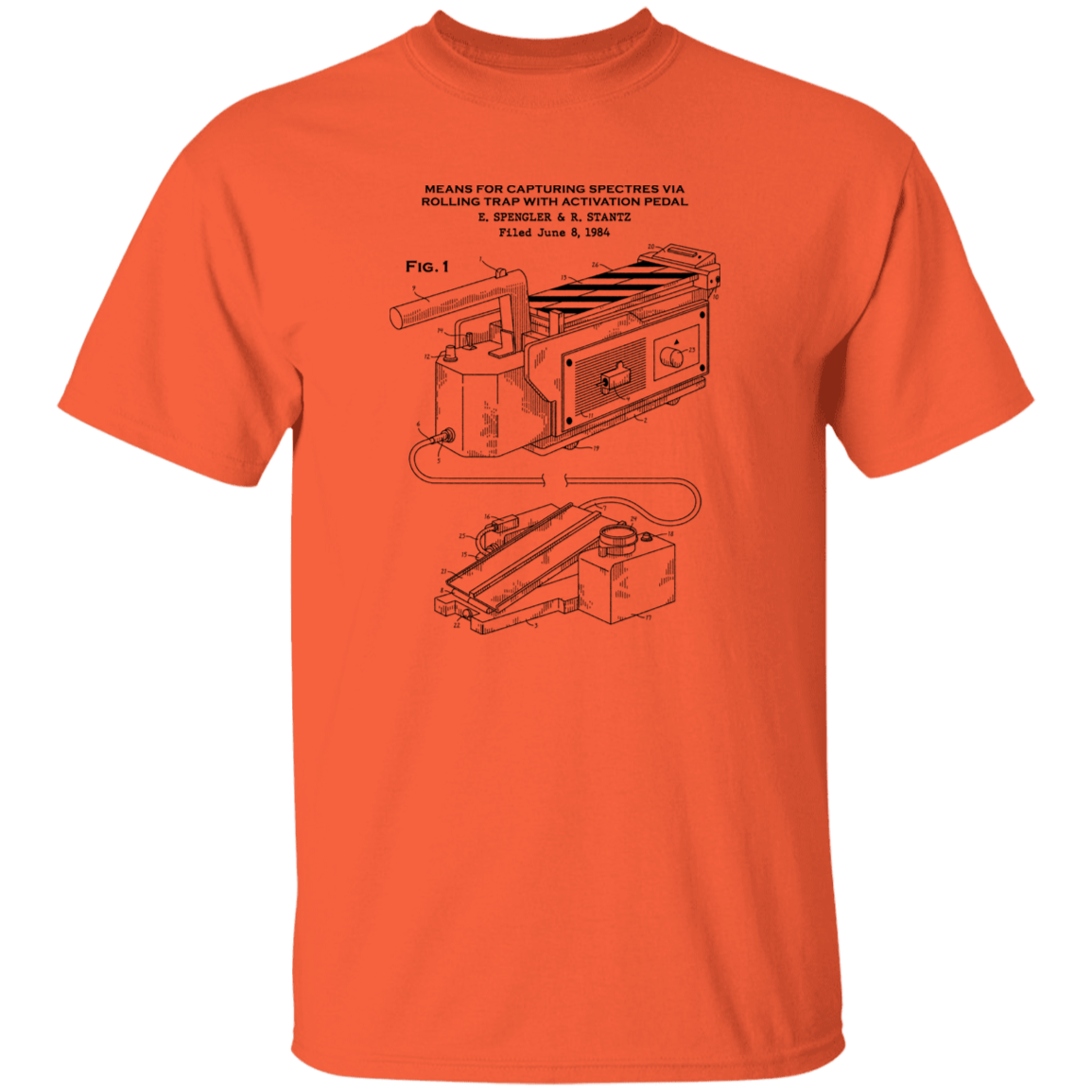 T-Shirts Orange / YXS Ghost Trap Patent Youth T-Shirt