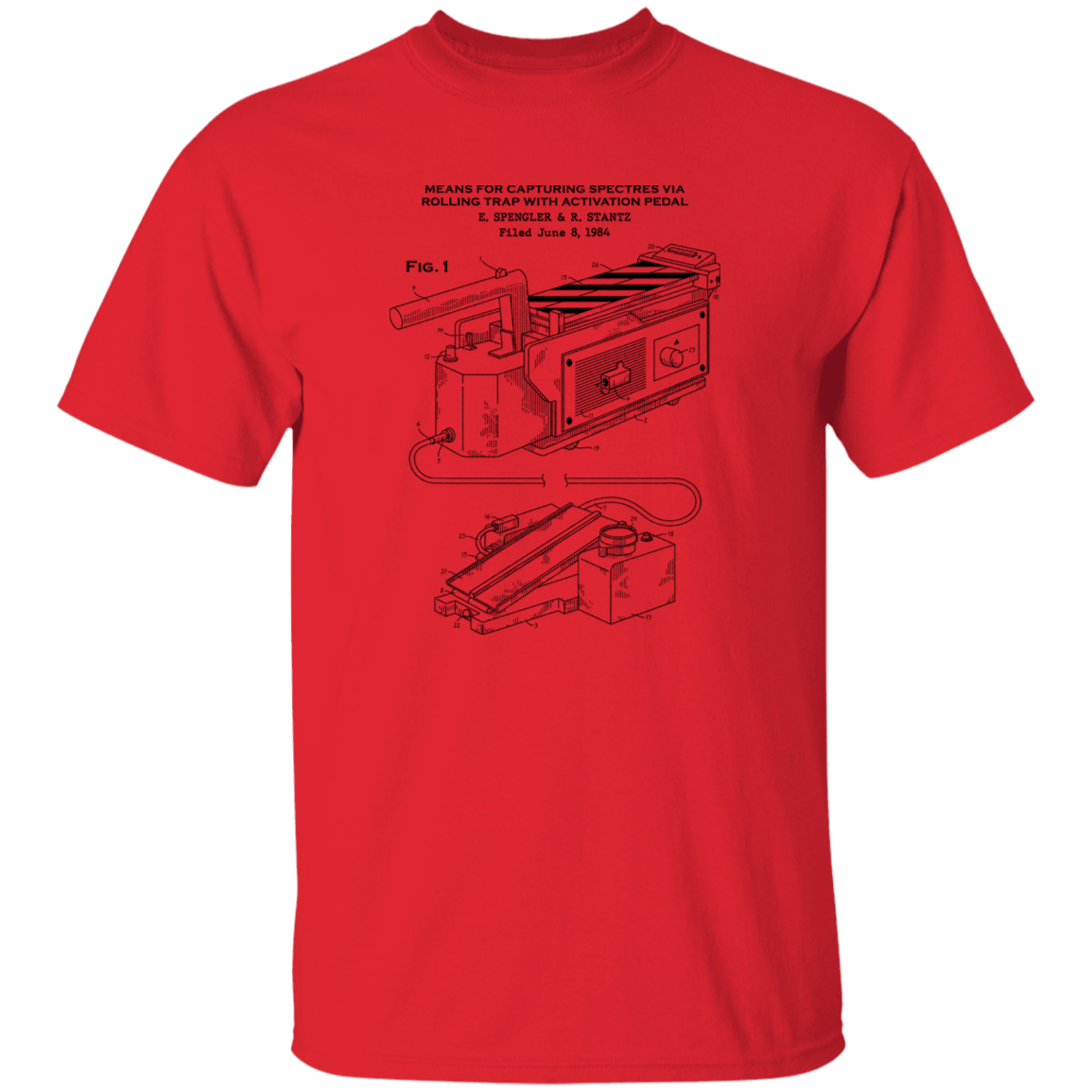 T-Shirts Red / YXS Ghost Trap Patent Youth T-Shirt