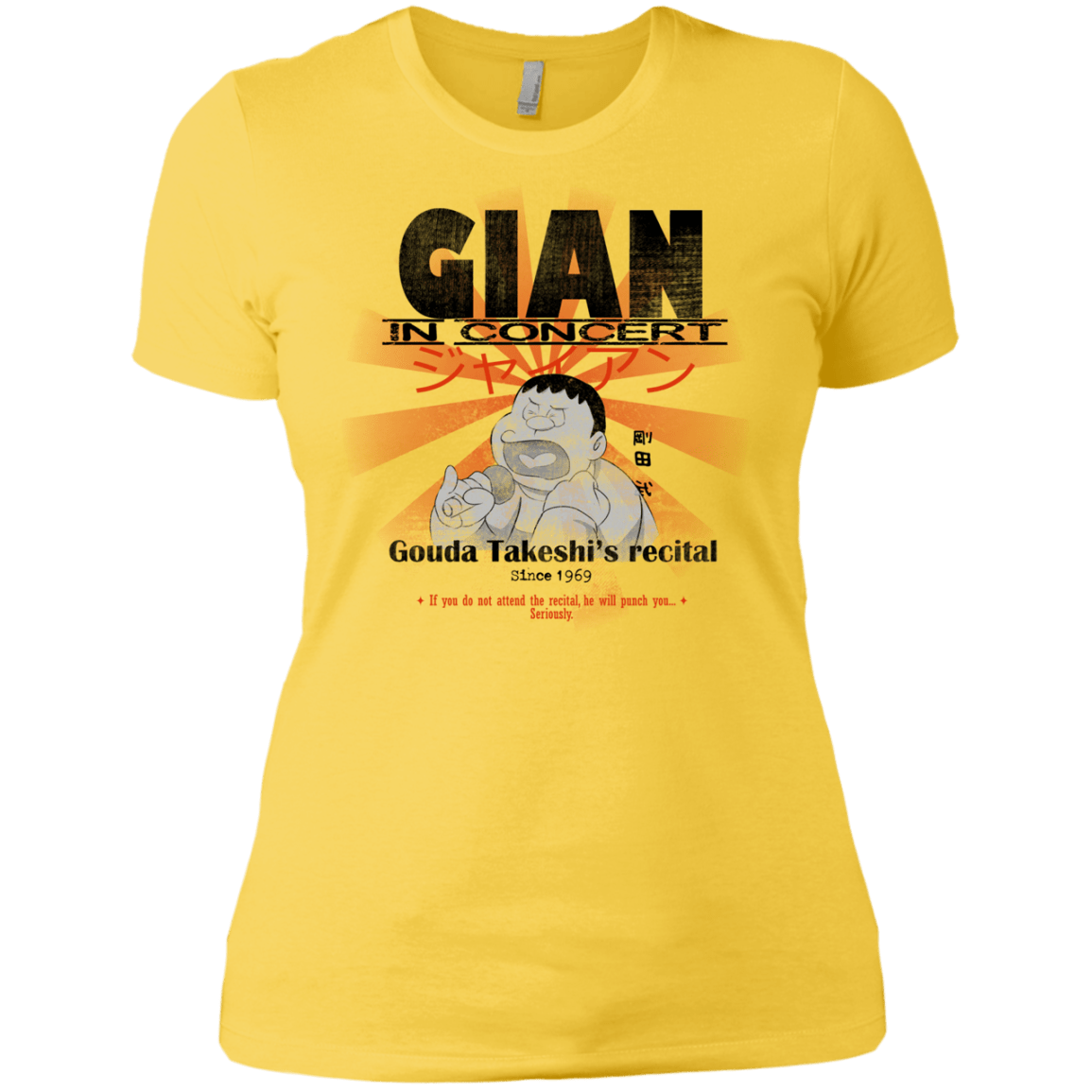 T-Shirts Vibrant Yellow / X-Small Gian Concert Women's Premium T-Shirt